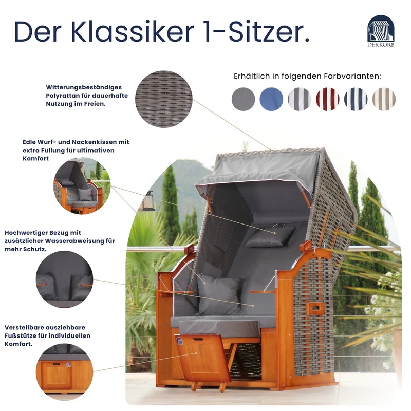Der Klassiker 1-Sitzer