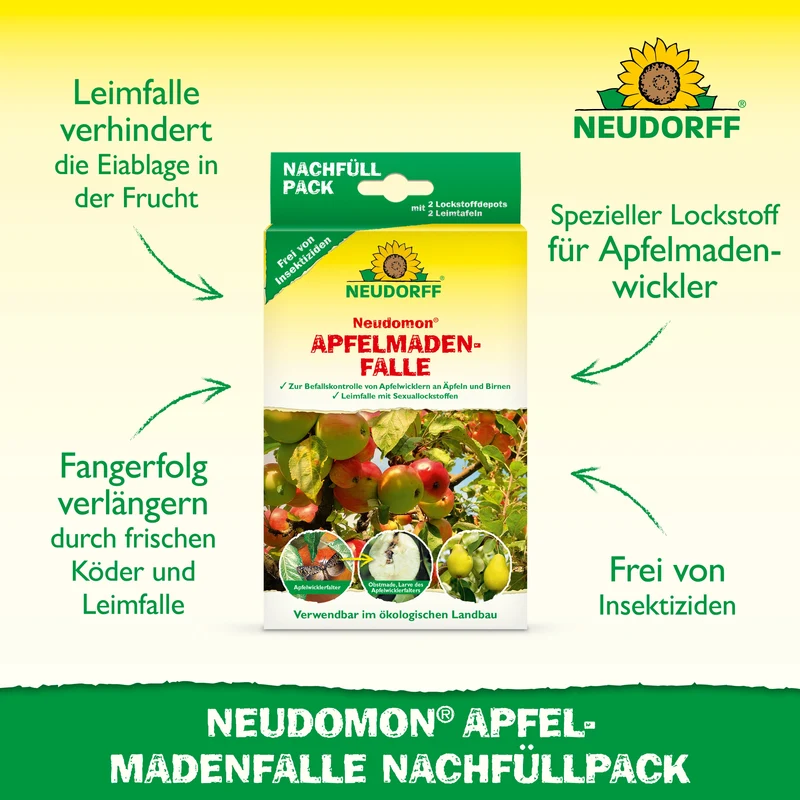 Neudorff Neudomon ApfelmadenFalle Nachfüllpack
