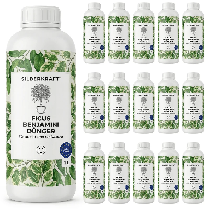 Ficus-Benjamini-Dünger - Mineralischer NPK Flüssigdünger 8-6-6 mit Stickstoff - Dünger für Ficus Benjamini
