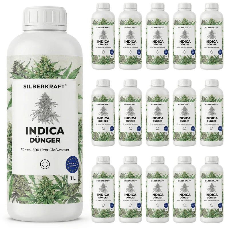 Indica-Dünger - Mineralischer NPK Flüssigdünger 8-6-6 mit Stickstoff - Dünger für Indica