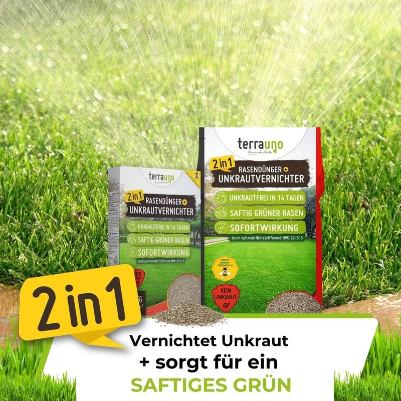 Premium - Rasendünger mit Unkrautvernichter 22-5-5