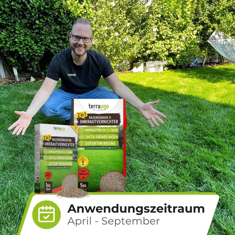 Premium - Rasendünger mit Unkrautvernichter 22-5-5