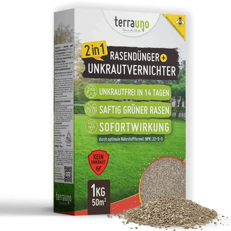 Premium - Rasendünger mit Unkrautvernichter 22-5-5