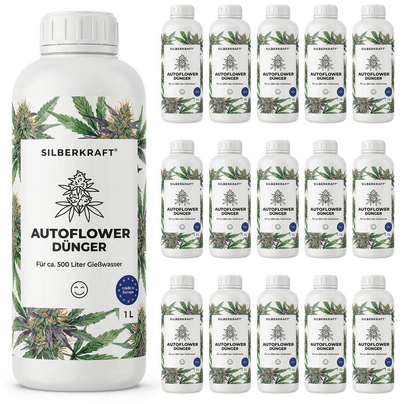 Autoflower-Dünger - Mineralischer NPK Flüssigdünger 3-5-7 mit Stickstoff - Dünger für Autoflower