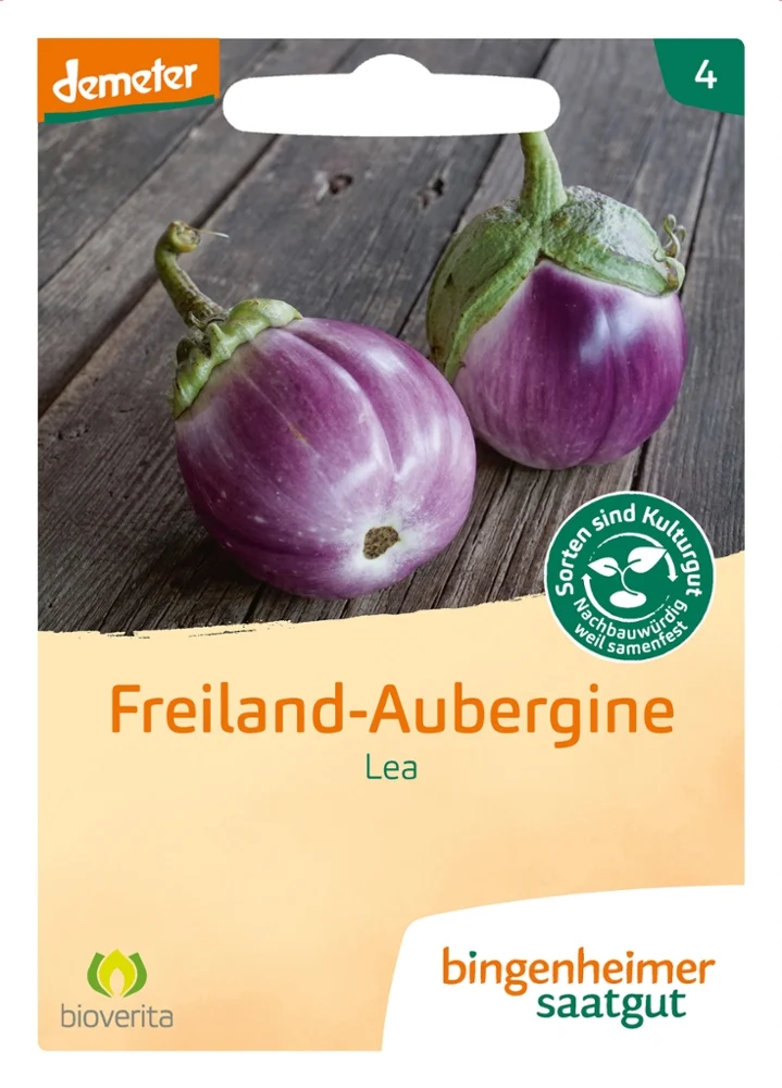 BIO Saatgut Freilandaubergine Lea