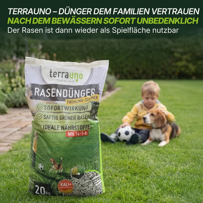 Rasendünger Sommer und Frühling
