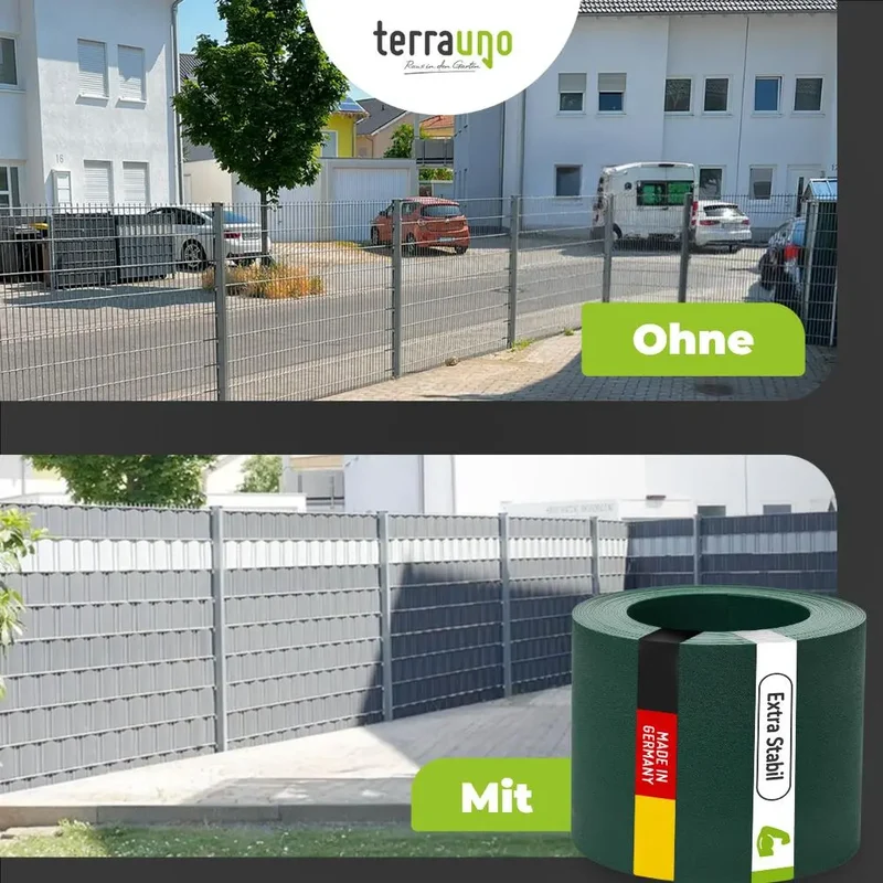 Sichtschutzstreifen | PP| Polypropylen | Lederoptik