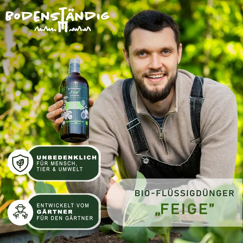 Bodenständig Feigen Bio-Flüssigdünger – Für süße & saftige Feigen, 1 l