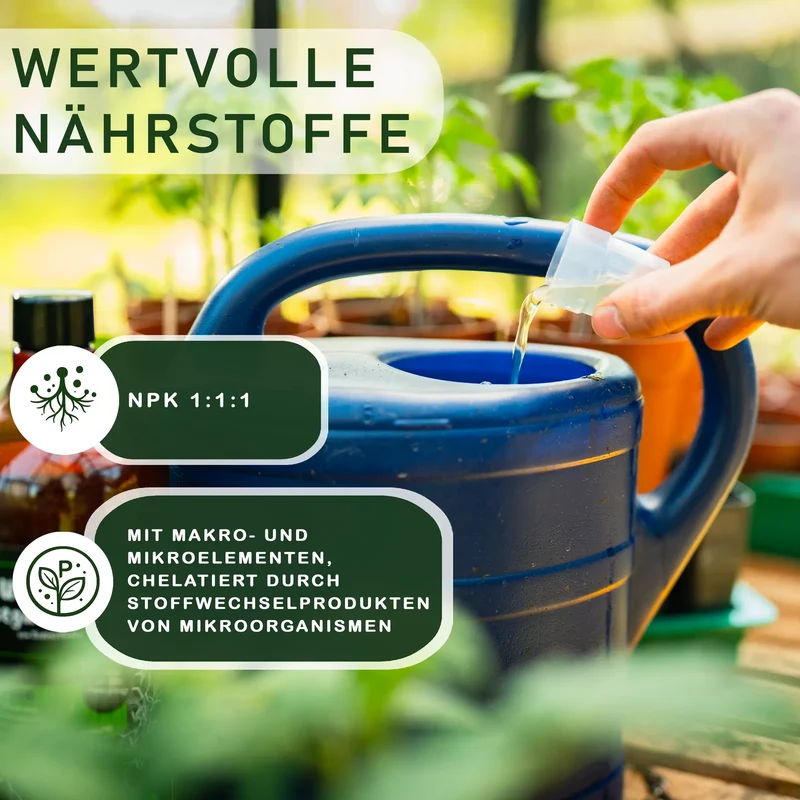 Bodenständig Kräuter Bio-Flüssigdünger – Für aromatische & schmackhafte Kräuter, 1 l