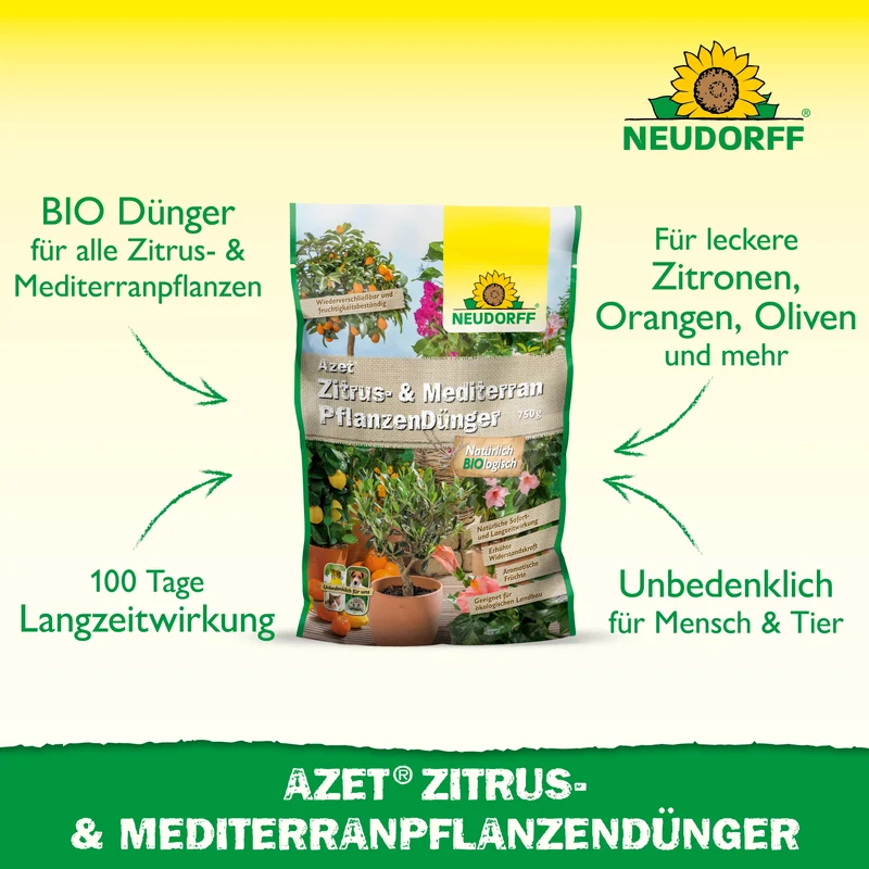 Neudorff Azet Zitrus- & MediterranpflanzenDünger