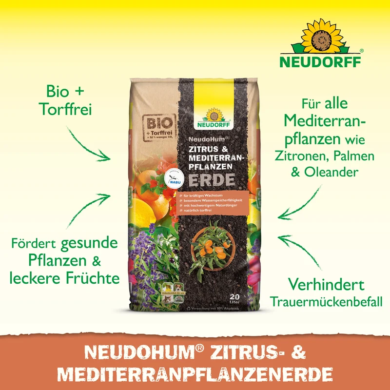 Neudorff NeudoHum Zitrus- & MediterranpflanzenErde