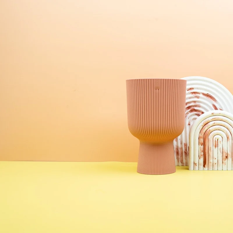 ÜBERTOPF ELHO VIBES FOLD RUND COUPE ZARTROSA