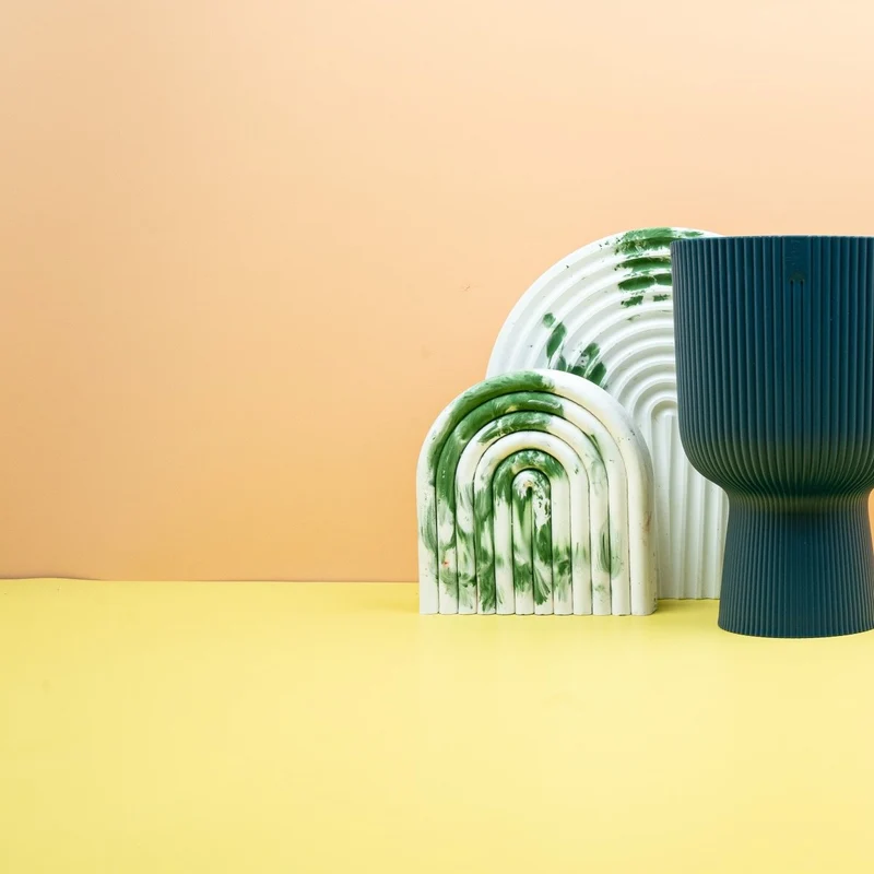 ÜBERTOPF ELHO VIBES FOLD RUND COUPE TIEFENBLAU