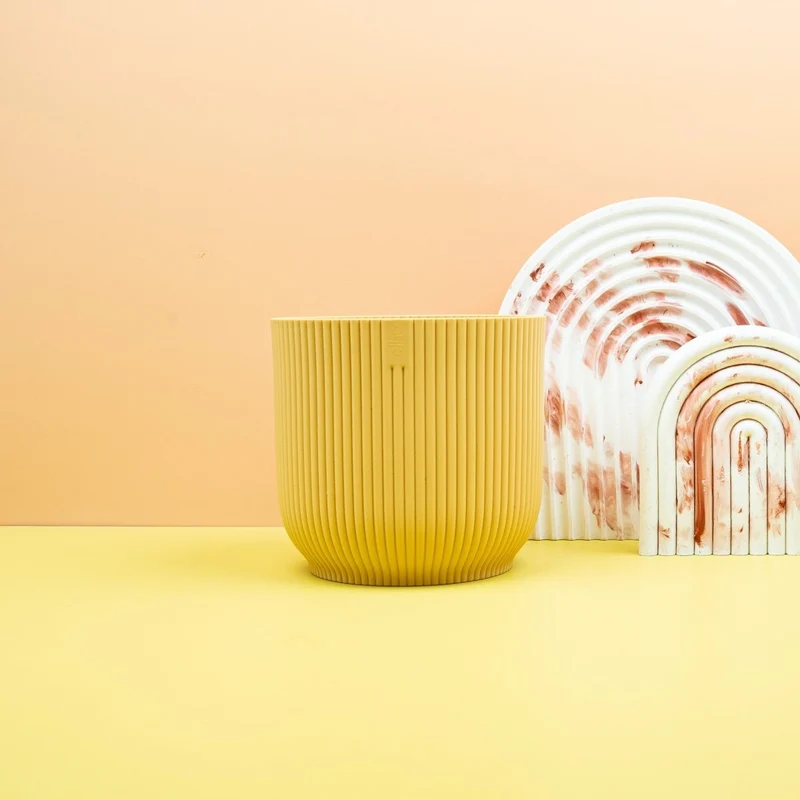 ÜBERTOPF ELHO VIBES FOLD RUND BUTTERGELB