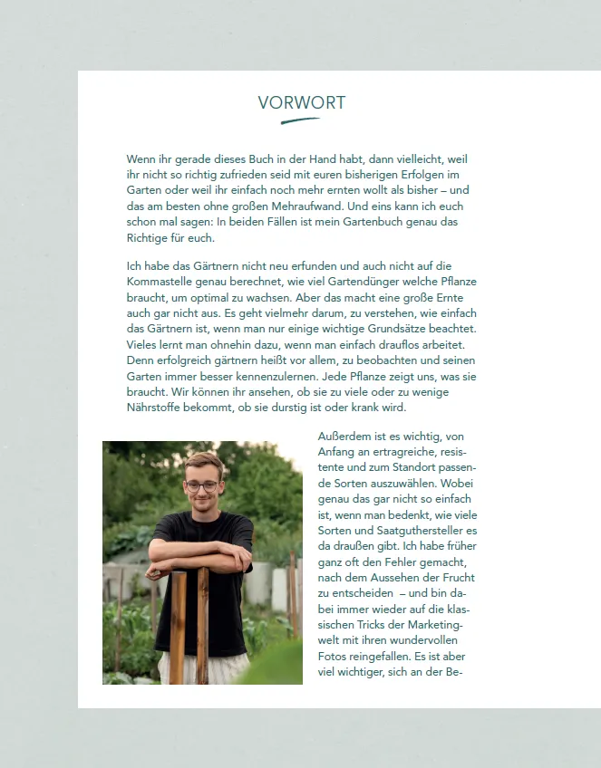 Mehr Power für dein Gemüse | Handsigniertes Buch von Felix Wilming