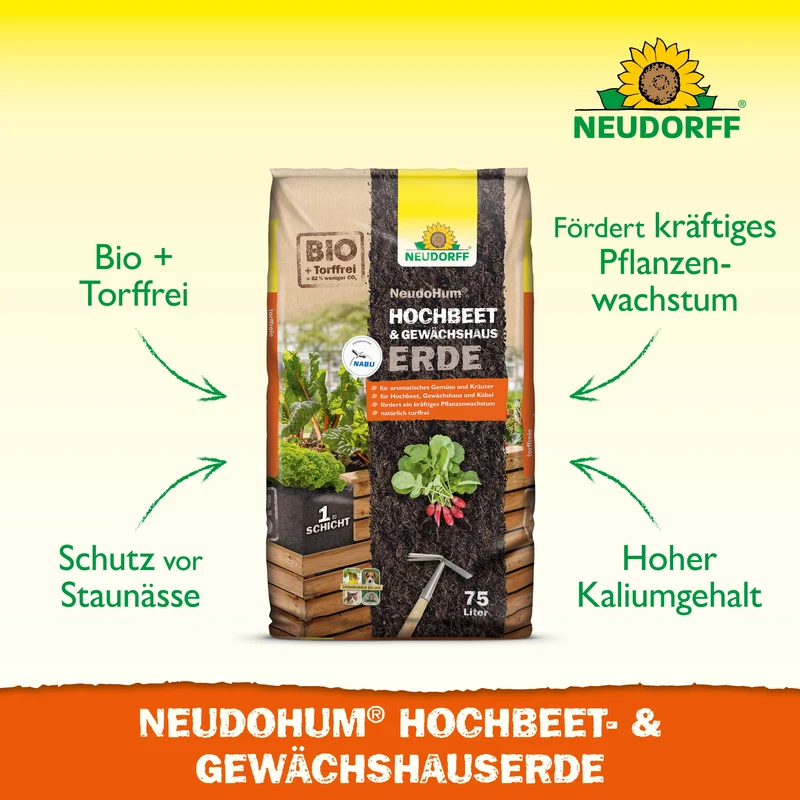 Neudorff NeudoHum Hochbeet-und GewächshausErde