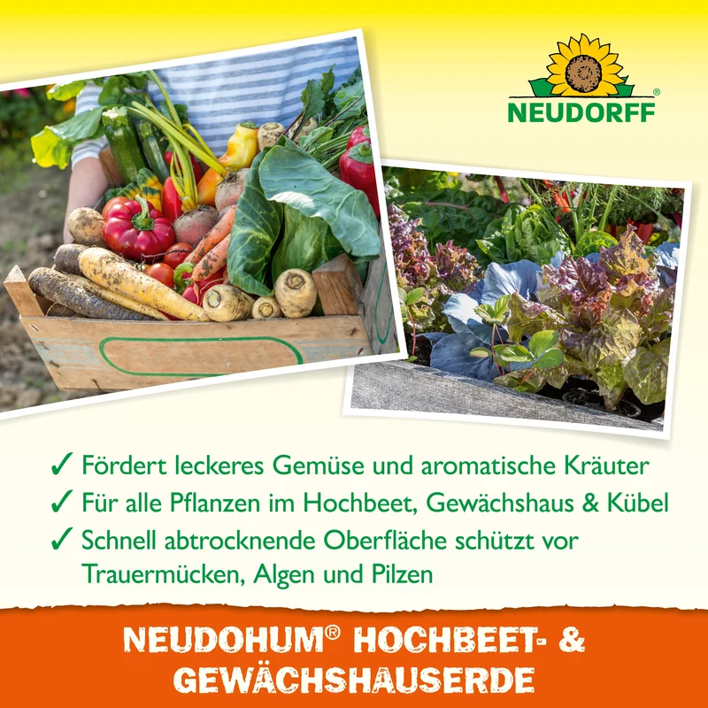 Neudorff NeudoHum Hochbeet-und GewächshausErde