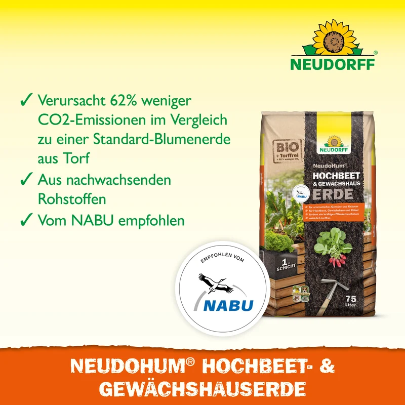 Neudorff NeudoHum Hochbeet-und GewächshausErde