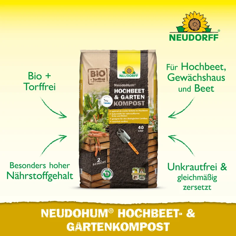 Neudorff NeudoHum Hochbeet- und GartenKompost