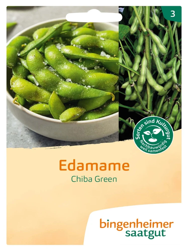 BIO Saatgut Edamame Sojabohne Chiba Green