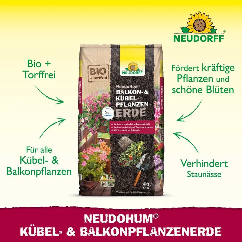 Neudorff NeudoHum Balkon- & KübelpflanzenErde