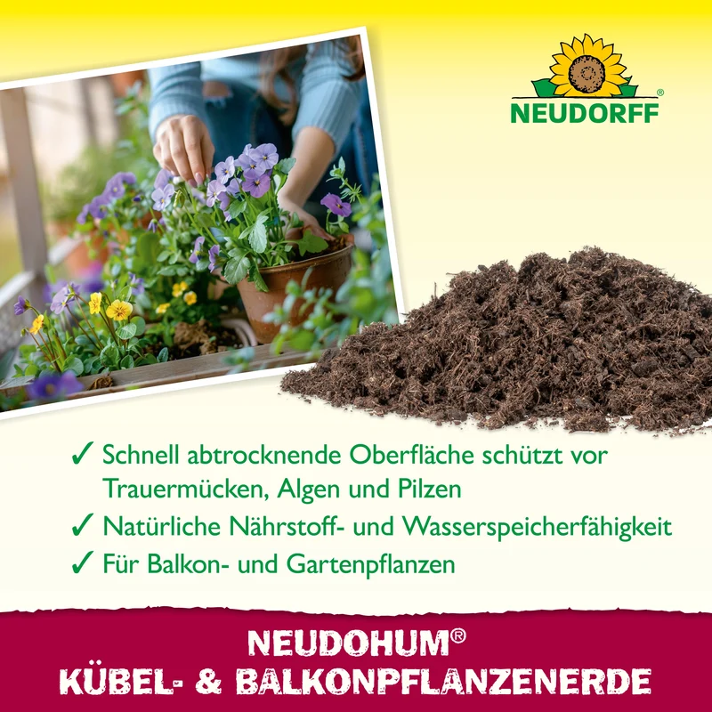 Neudorff NeudoHum Balkon- & KübelpflanzenErde