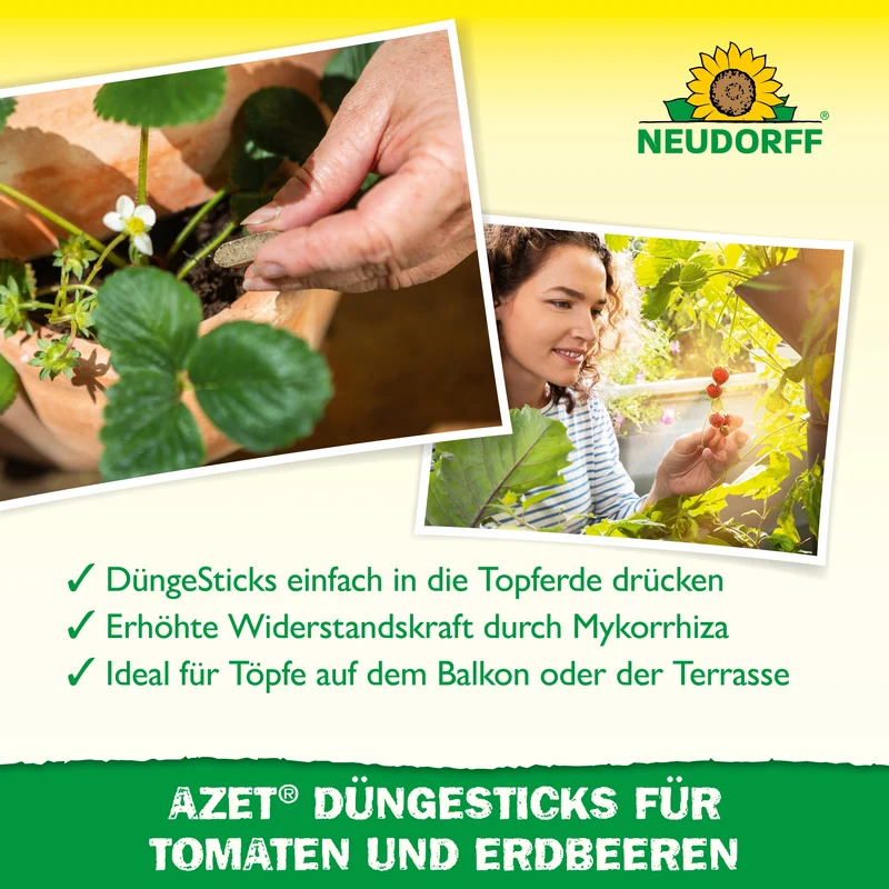 Neudorff Azet DüngeSticks für Tomaten und