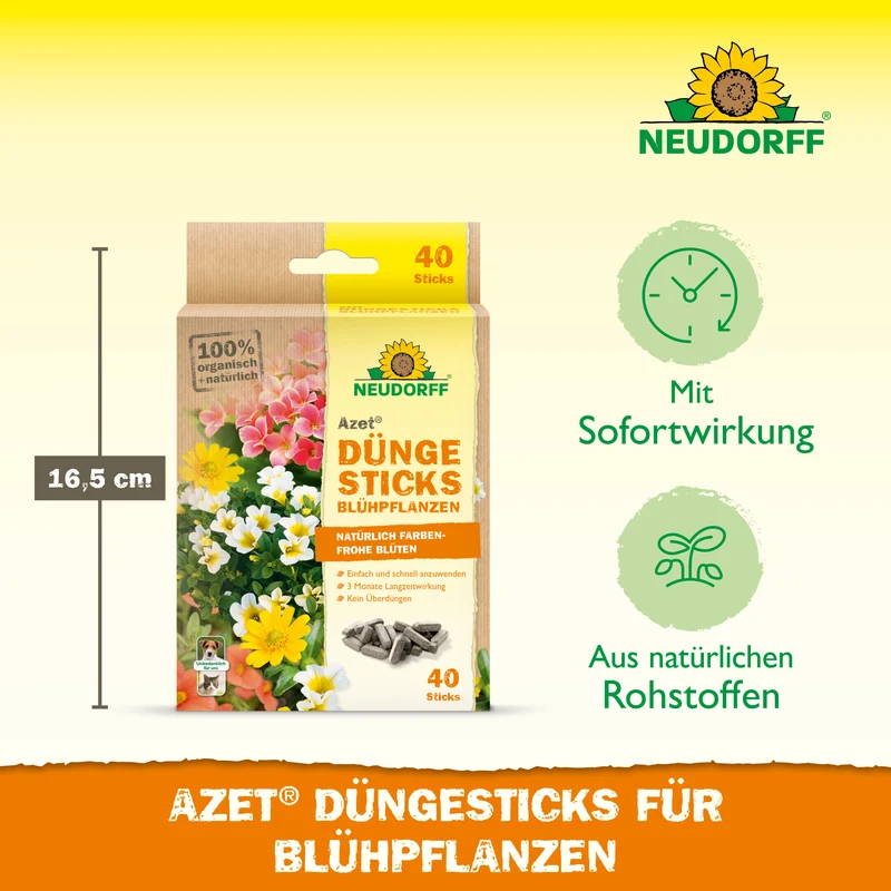 Neudorff Azet Düngesticks für Blühpflanz