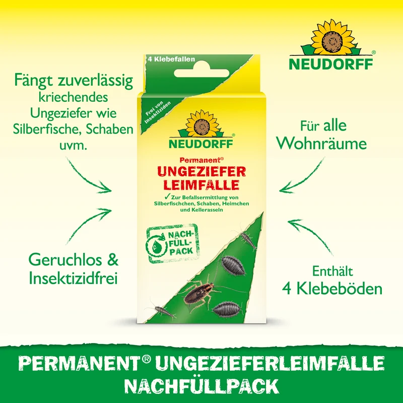 Neudorff Permanent UngezieferLeimFalle Nachfüllpack