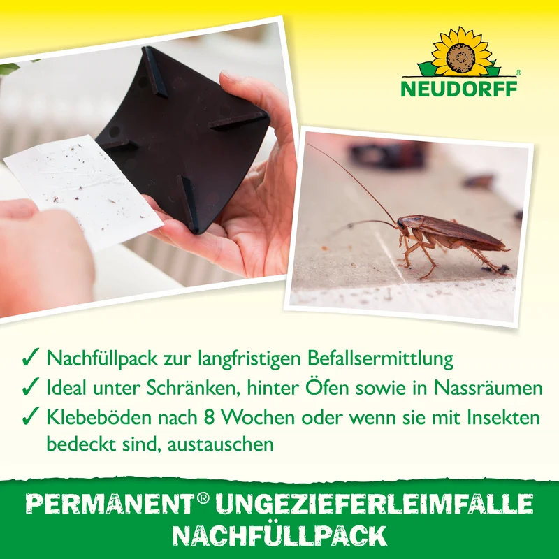 Neudorff Permanent UngezieferLeimFalle Nachfüllpack