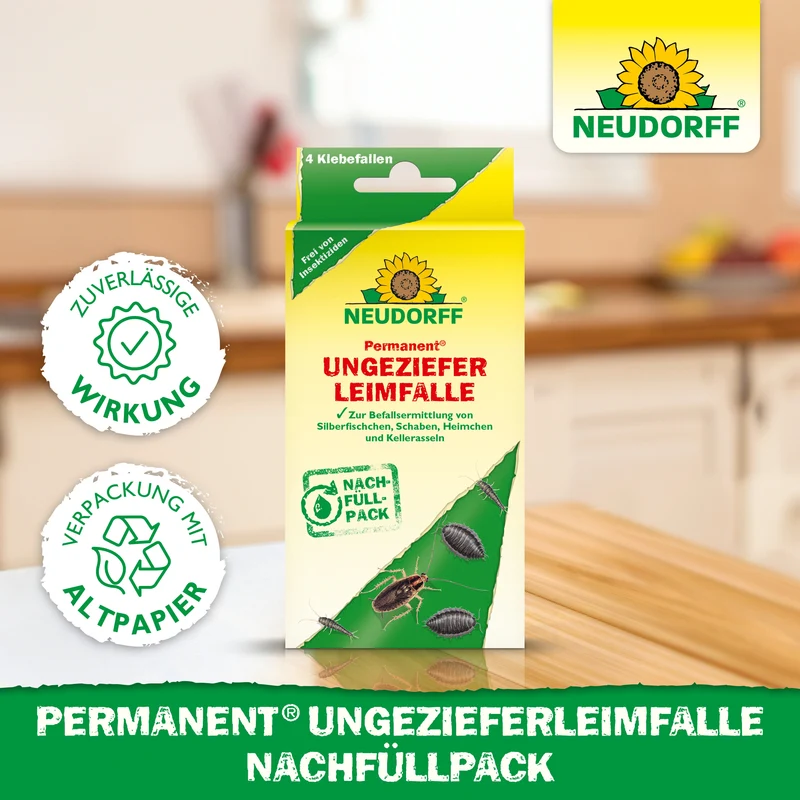 Neudorff Permanent UngezieferLeimFalle Nachfüllpack