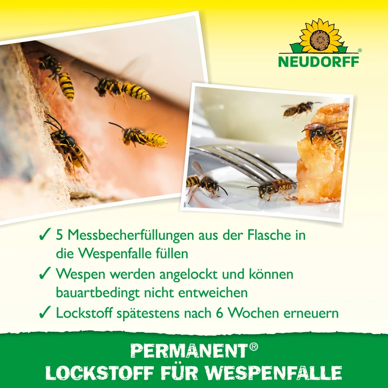 Neudorff Permanent Lockstoff WespenFalle