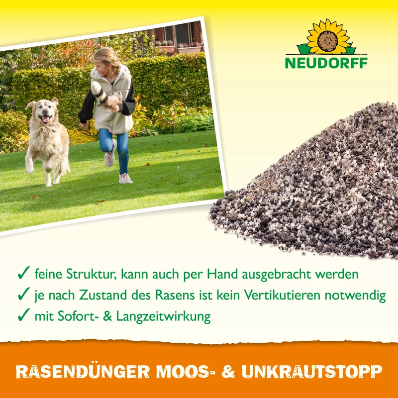 Neudorff RasenDünger Moos- & UnkrautStopp 2,5 kg