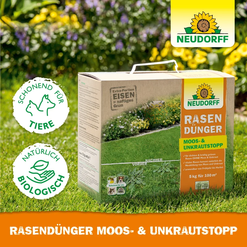 Neudorff RasenDünger Moos- & UnkrautStopp 5 kg