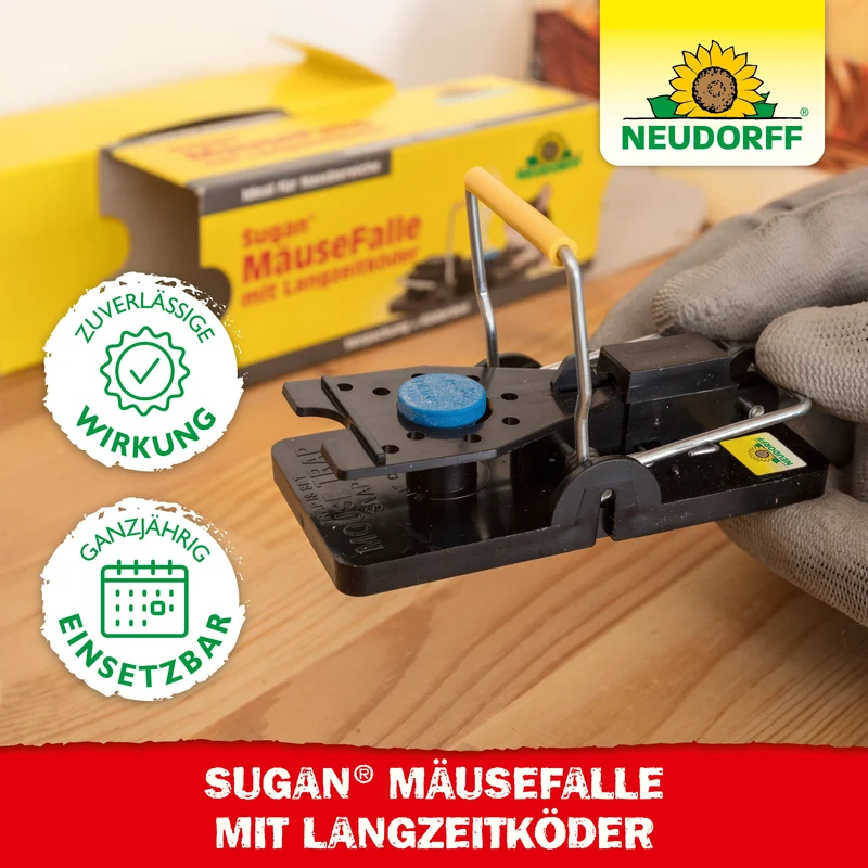 Neudorff Sugan MäuseFalle mit Langzeitköder
