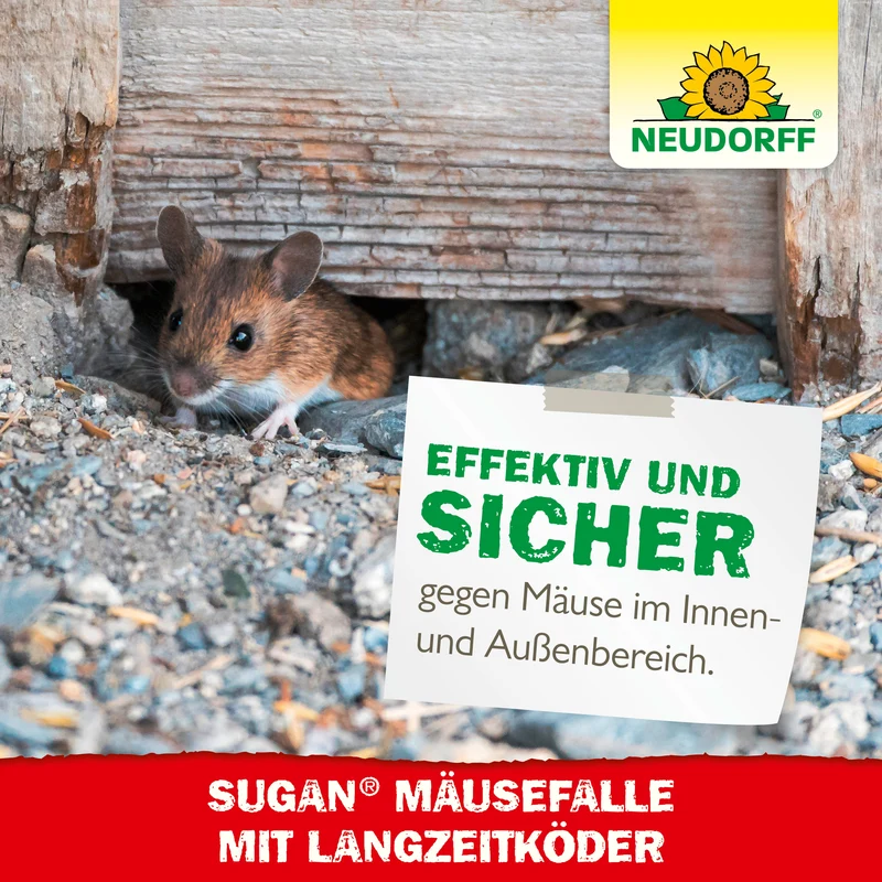 Neudorff Sugan MäuseFalle mit Langzeitköder