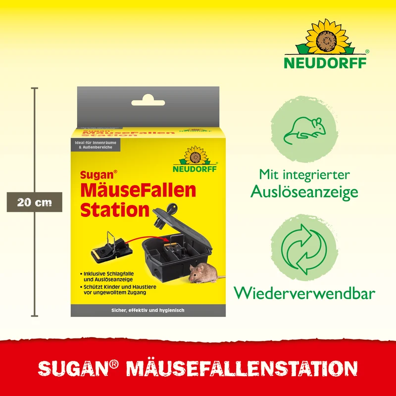 Neudorff Sugan MäuseKöderStation&Duftköder