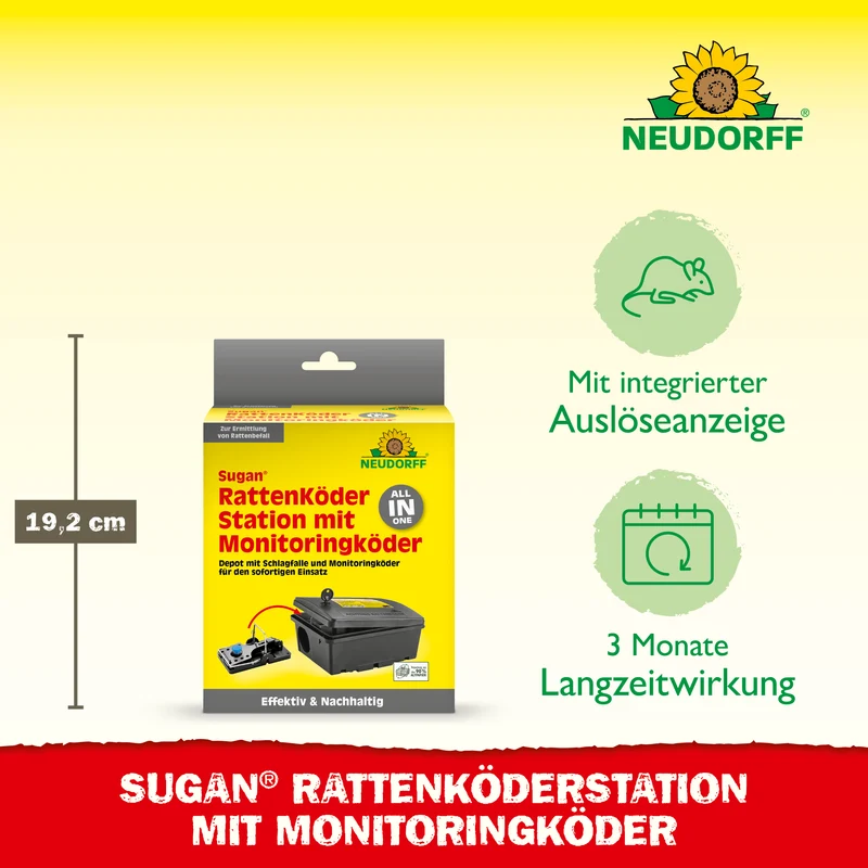Neudorff Sugan RattenKöderStation&Duftköder