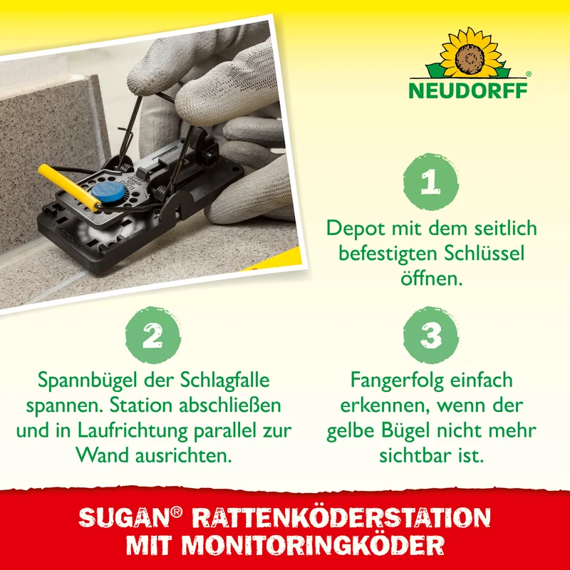 Neudorff Sugan RattenKöderStation&Duftköder