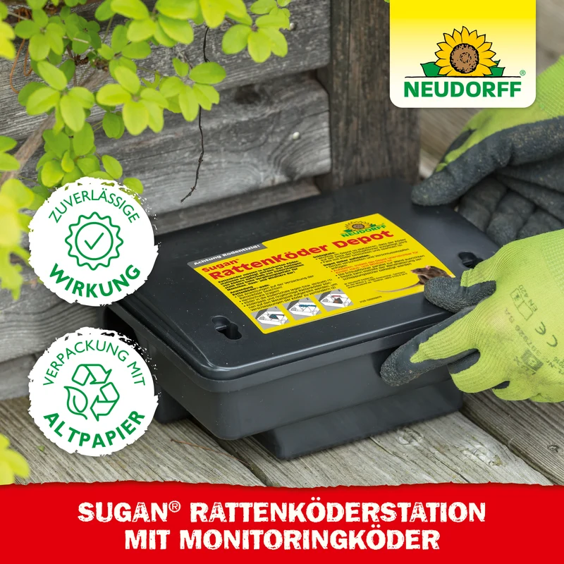 Neudorff Sugan RattenKöderStation&Duftköder