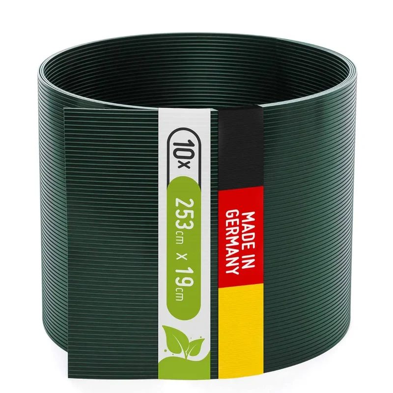 TerraUno - Premium Polypropylen Sichtschutzstreifen | 2,530mx19cm | Made in Germany