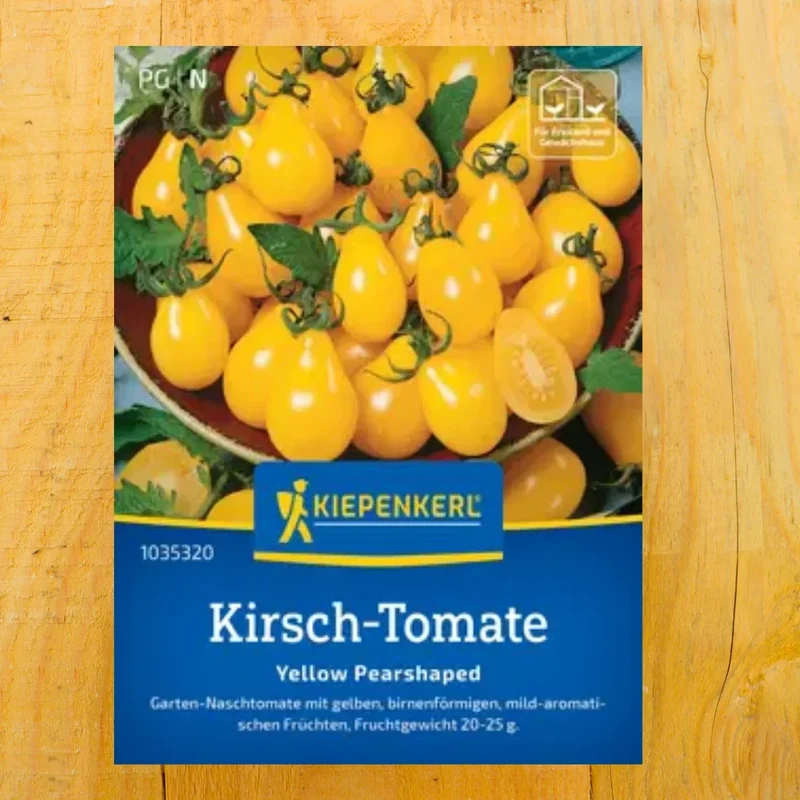 Cherry-Tomate 'Yellow Pearshaped'