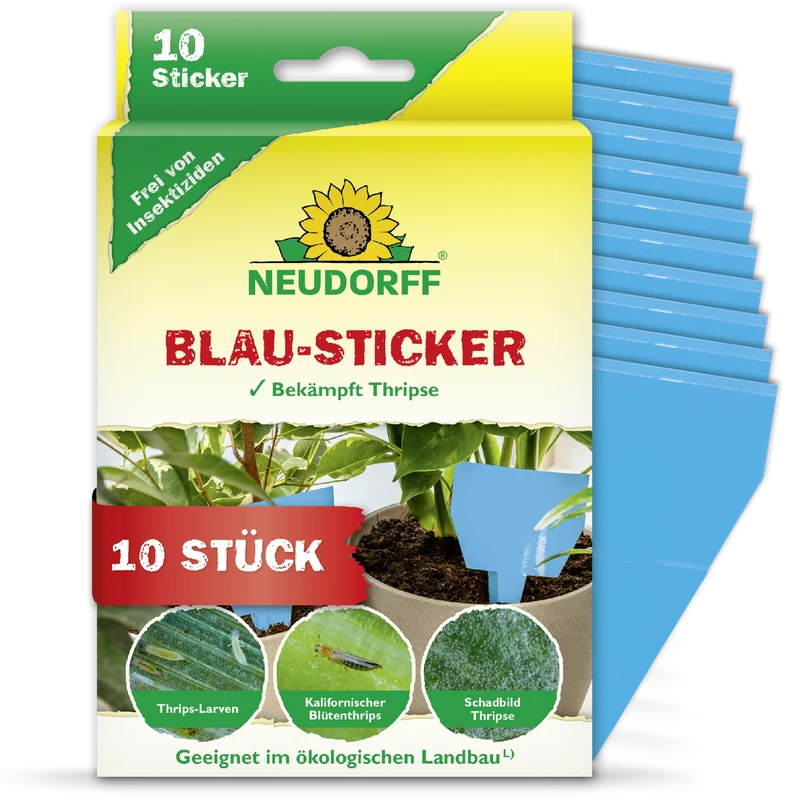 Neudorff Blau-Sticker