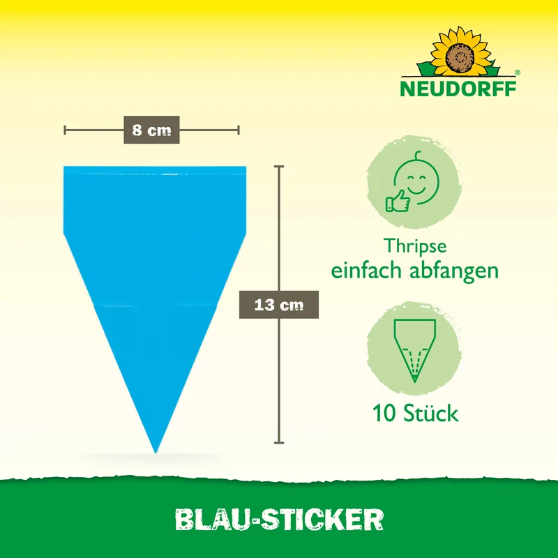 Neudorff Blau-Sticker