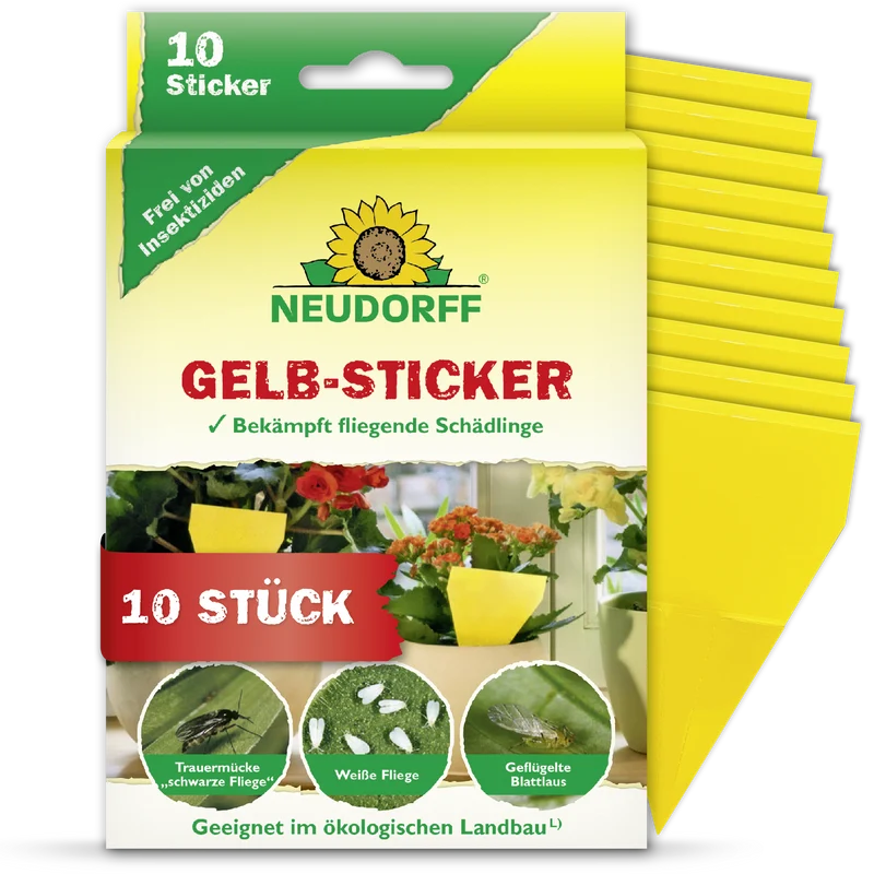 Neudorff Gelb-Sticker