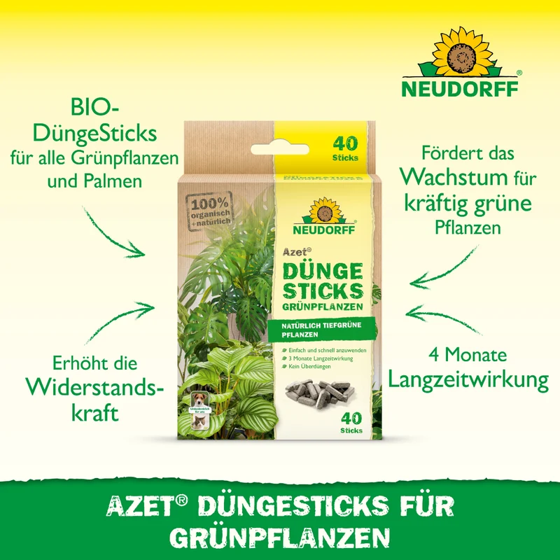 Neudorff Azet DüngeSticks für Grünpflanzen