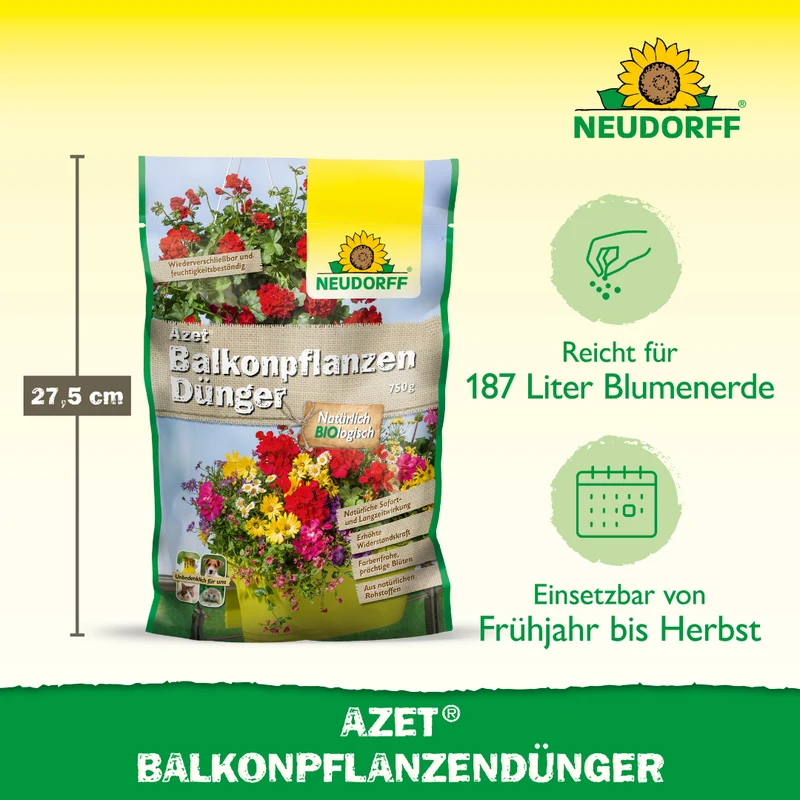 Neudorff Azet Balkonpflanzen Dünger 750g
