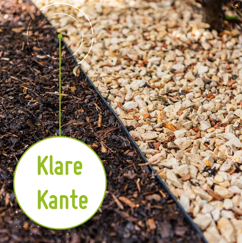 Kunststoff Rasenkante I 120 mm Breit I Made in Germany