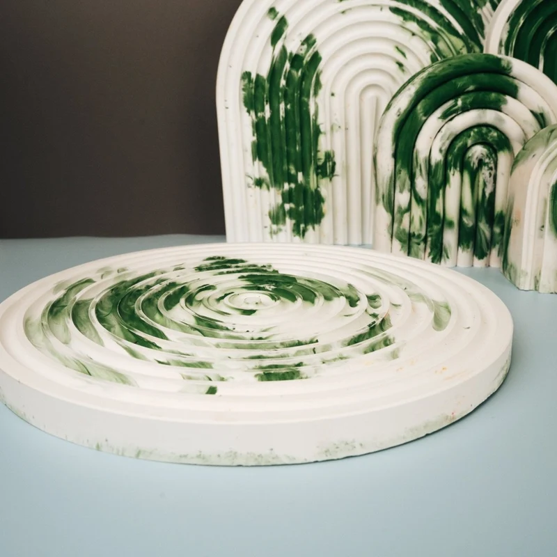 DEKORATION - RAINBOW GREEN SPLASH