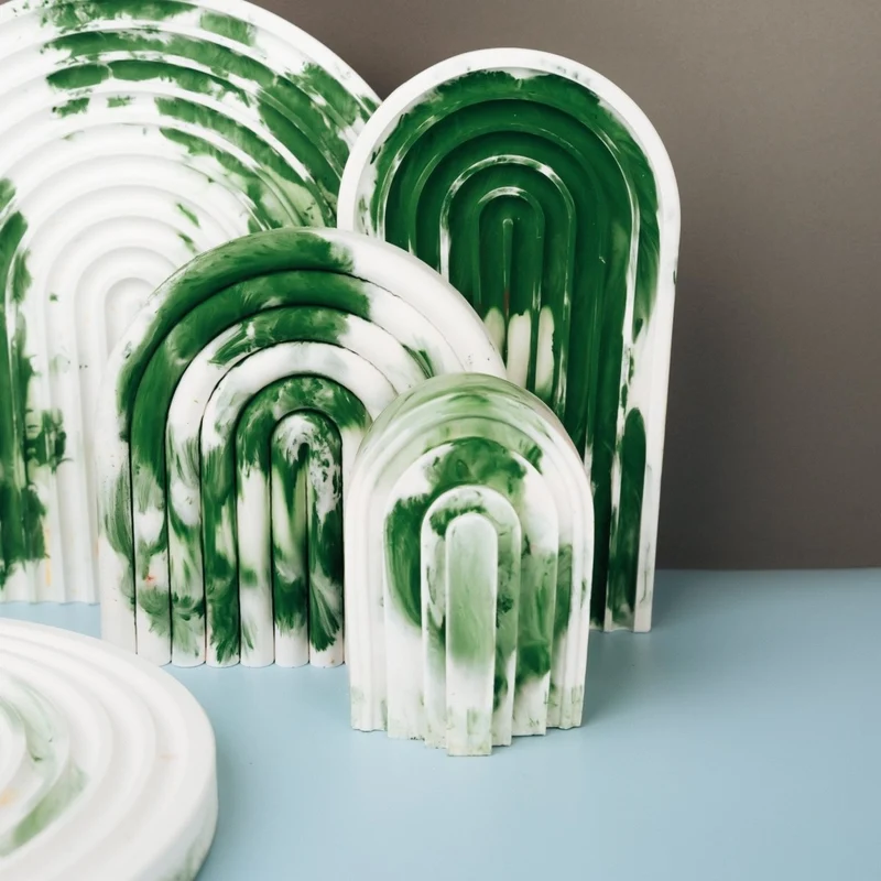 DEKORATION - RAINBOW GREEN SPLASH
